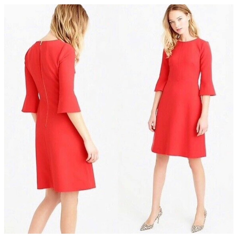 J. Crew Bell Sleeve Sheath